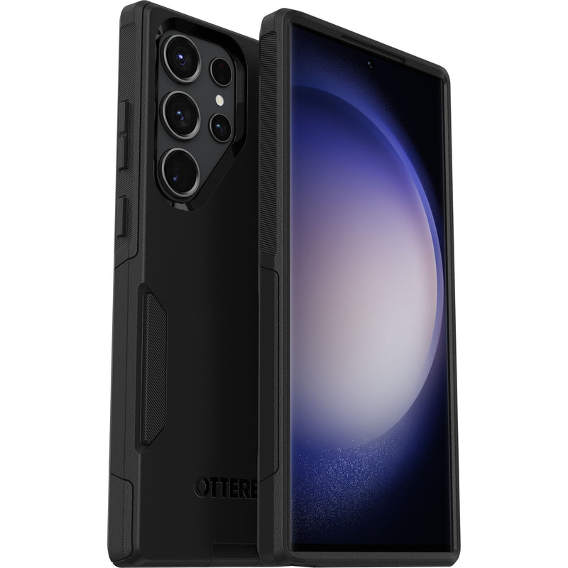 OtterBox Commuter Samsung Galaxy S23 Ultra 5G (6.8') Case Black - (77-91106), Antimicrobial, DROP+ 3X Military Standard, Dual-Layer, 7 Years