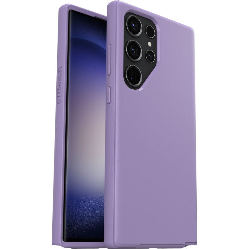 OtterBox Symmetry Samsung Galaxy S23 Ultra 5G (6.8') Case You Lilac It (Purple) - (77-91166),Antimicrobial,DROP+ 3X Military Standard,7 Years