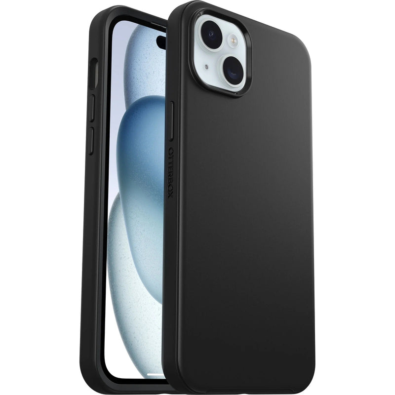 OtterBox Symmetry+ MagSafe Apple iPhone 15 Plus / iPhone 14 Plus (6.7') Case Black - (77-92866), DROP+ 3X Military Standard, 7 Years