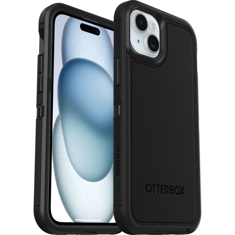 OtterBox Defender XT MagSafe Apple iPhone 15 Plus / iPhone 14 Plus (6.7') Case Black - (77-92961), DROP+ 5X Military Standard, 7 Years