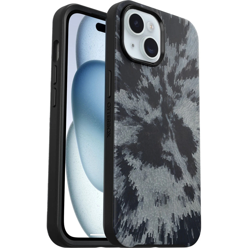 OtterBox Symmetry MagSafe Apple iPhone 17e /  iPhone 16e / iPhone 15 / iPhone 14 / iPhone 13 (6.1') Case Burnout Sky (Black), 7 Years