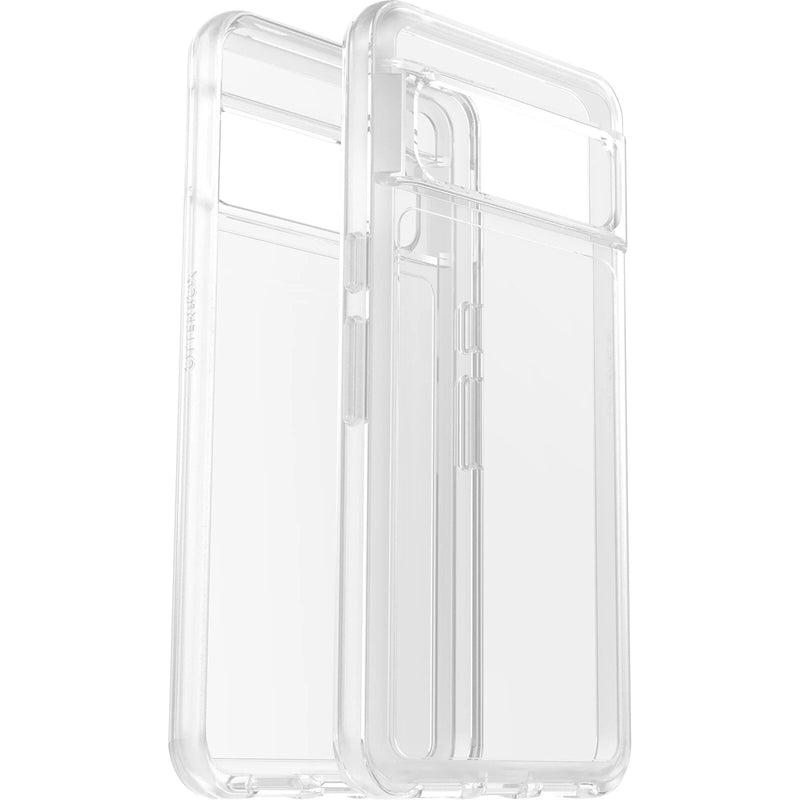 OtterBox Symmetry Clear Google Pixel 8 Pro (6.7') Case Clear - (77-94231), DROP+ 3X Military Standard,Raised Edges,Reinforced Corners,7 Years