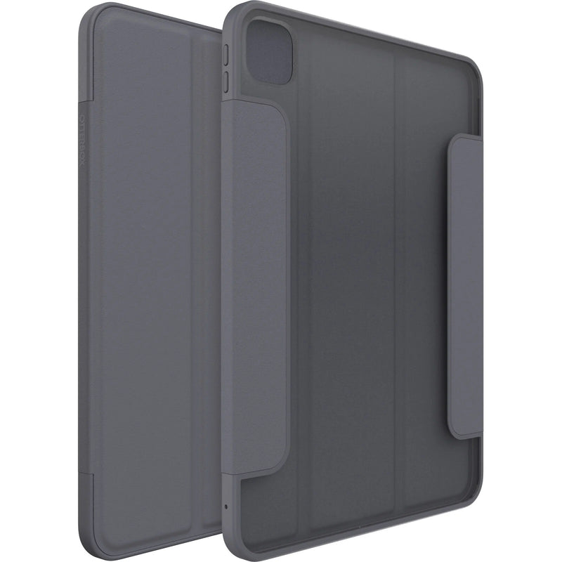 OtterBox Symmetry Folio Apple iPad Pro (11') (M5/M4) (6th/5th Gen) Case Thunderstorm (Clear/Dark Grey) - (77-95257), Pencil Storage, 7 Years