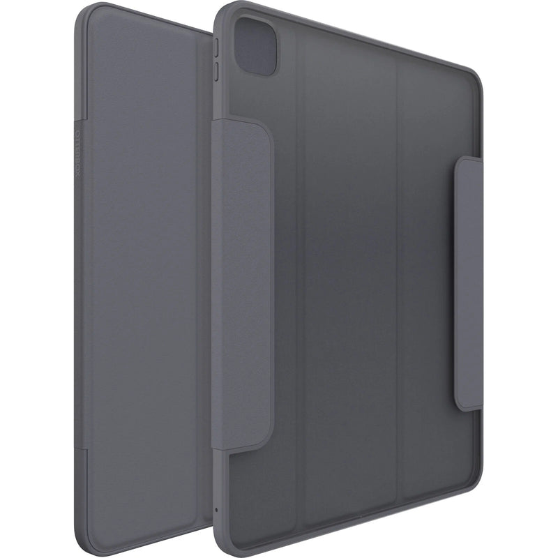 OtterBox Symmetry Folio Apple iPad Pro (13') (M5/M4) (8th/7th Gen) Case Thunderstorm (Clear/Dark Grey) - (77-95261), 7 Years
