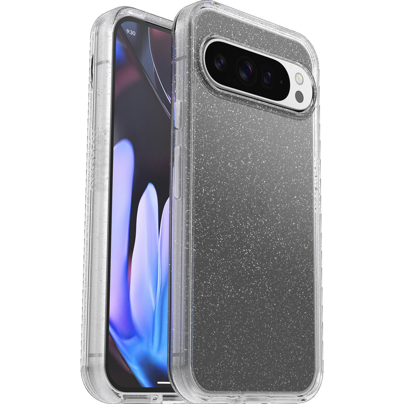 OtterBox Symmetry Clear Google Pixel 9 Pro XL (6.8') Case Stardust (Clear Glitter) - (77-95655), DROP+ 3X Military Standard, 7 Years