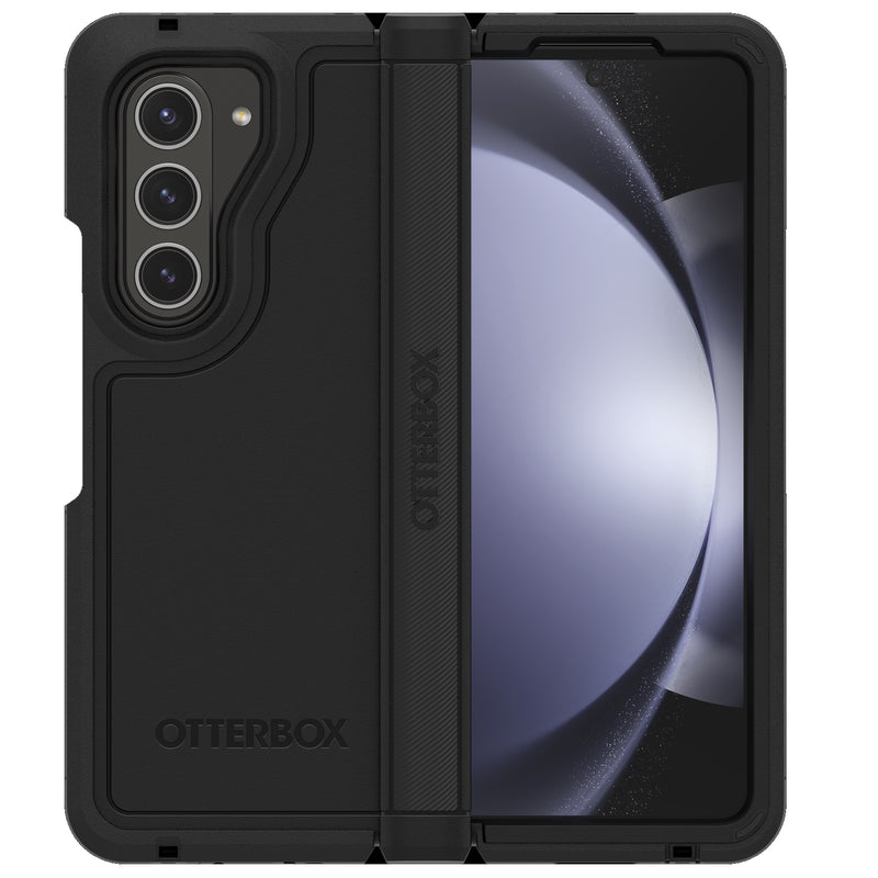 OtterBox Defender XT Samsung Galaxy Z Fold6 5G (7.6') Case Black - (77-95803), DROP+ 4X Military Standard, Port Covers, 7 Years