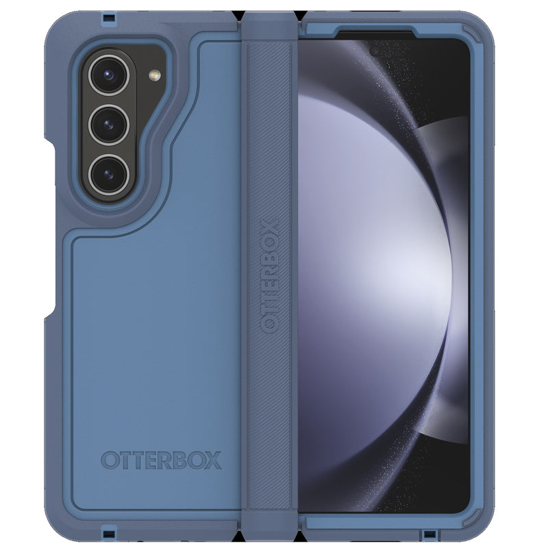 OtterBox Defender XT Samsung Galaxy Z Fold6 5G (7.6') Case Baby Blue Jeans Blue - (77-95805), DROP+ 4X Military Standard, 7 Years