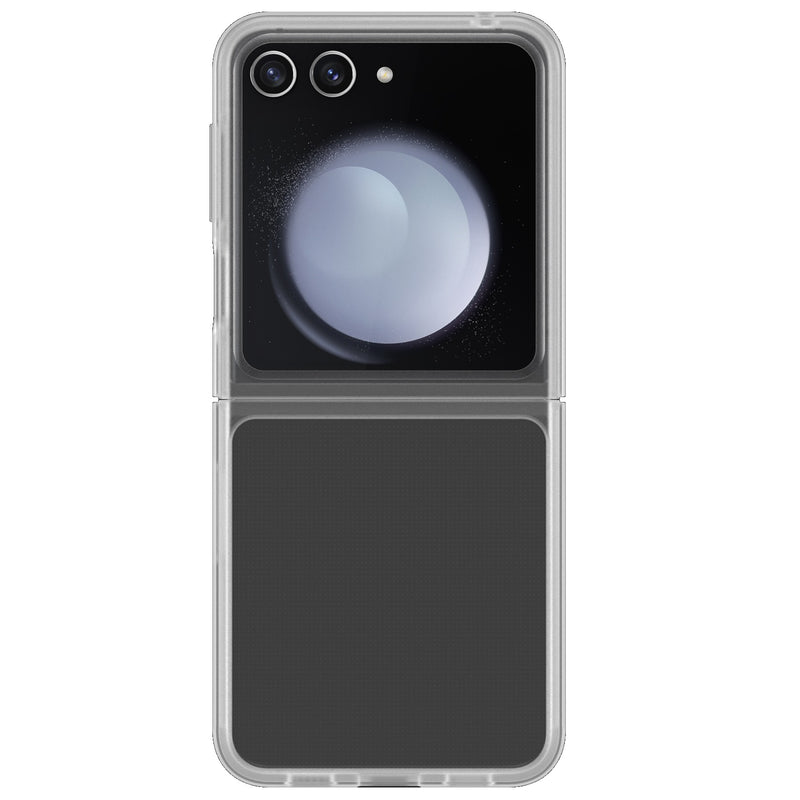 OtterBox Thin Flex Samsung Galaxy Z Flip7 FE 5G / Z Flip6 5G (6.7') Case Clear - (77-95817), Antimicrobial, DROP+ Military Standard, 7
