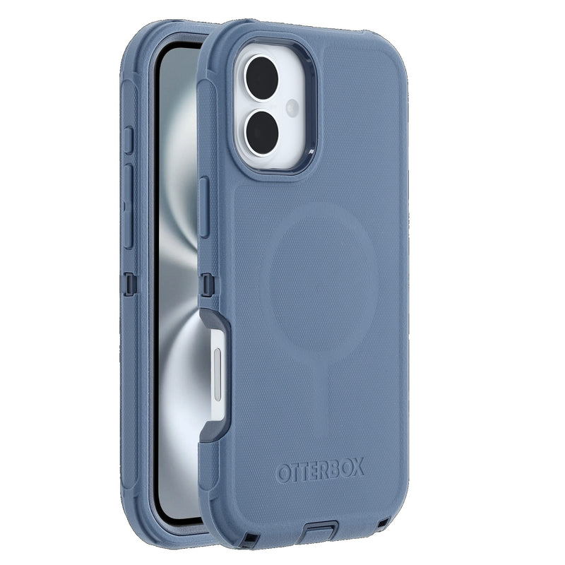 OtterBox Defender MagSafe Apple iPhone 16 Plus (6.7') Case Baby Blue Jeans - (77-95946),DROP+ 7X Military Standard,Tri-Layer, 7 Years