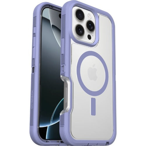 OtterBox Defender XT Clear MagSafe Apple iPhone 16 Pro Max Lavender Haze