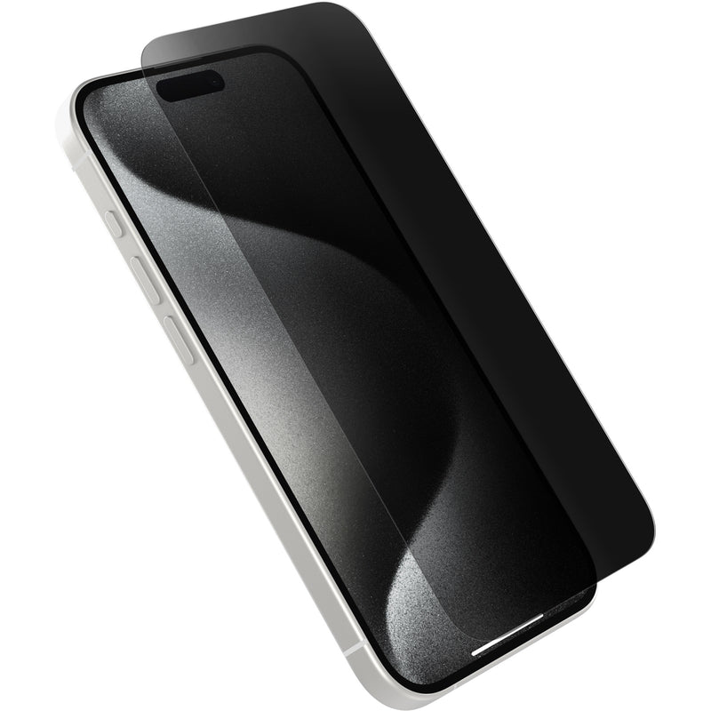 OtterBox Premium Pro Glass Privacy Apple iPhone 16 Pro Max (6.9') Screen Protector Clear - (77-96223), DROP+ 6ft Protection, 2 Years