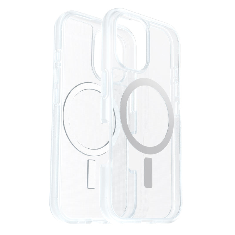 OtterBox React MagSafe Apple iPhone 16 (6.1') Case Clear - (77-96245),DROP+ Military Standard,Hard Case with Soft Grip Edges,7
