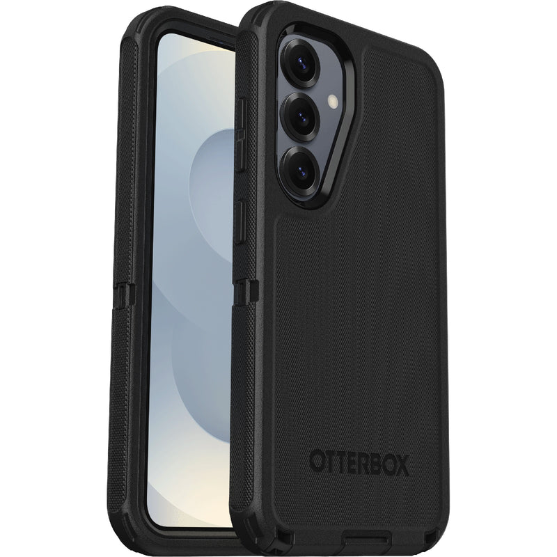 OtterBox Defender Samsung Galaxy S25 5G/ Galaxy S24 5G (6.2') Case Black - No Retail Packaging (77-97361),DROP+ 7X Military Standard,7 Years
