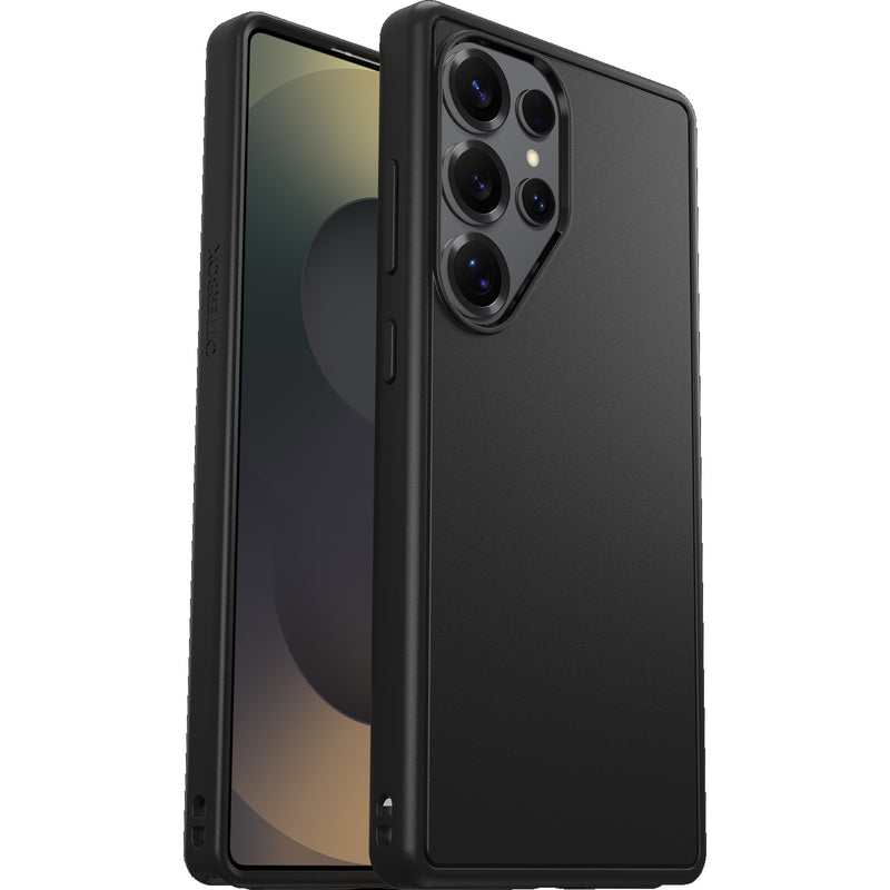 OtterBox React Samsung Galaxy S25 Ultra 5G (6.9') Case Black Crystal (Clear/Black) -(77-97504),Antimicrobial,DROP+ Military Standard,7
