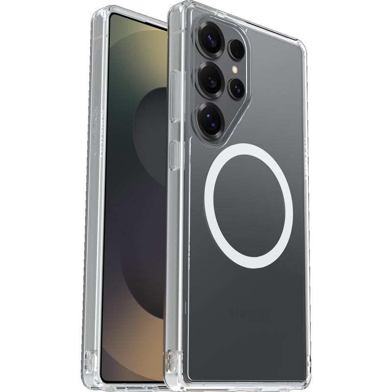 OtterBox Symmetry Clear Magnets Samsung Galaxy S25 Ultra 5G (6.9') Case Clear - (77-97520), DROP+ 3X Military Standard, Raised Edges, 7