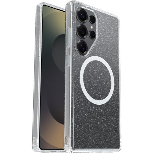 OtterBox Symmetry Clear Magnets Samsung Galaxy S25 Ultra 5G (6.9') Case Stardust - Clear (77-97524), DROP+ 3X Military Standard, 7