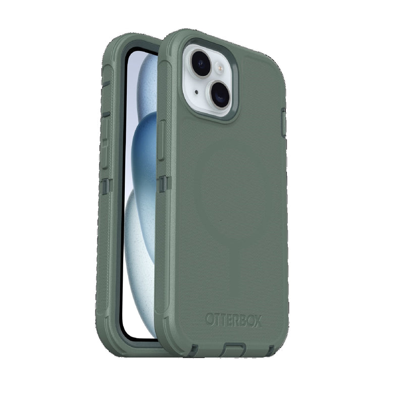 OtterBox Defender MagSafe Apple iPhone 17e /  iPhone 16e /iPhone 15 /iPhone 14 /iPhone 13  (6.1') Case Forest Ranger, 7 Years