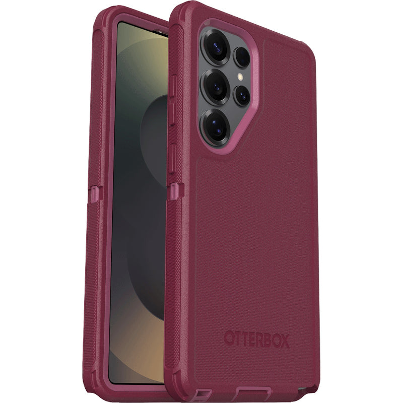 OtterBox Defender Samsung Galaxy S25 Ultra 5G (6.9') Case Foxberry Pink - (77-97619), DROP+ 7X Military Standard, Reinforced Corners, 7 Years