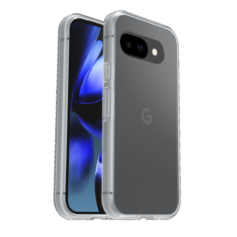 OtterBox React Google Pixel 9A 5G (6.3') Case Clear - (77-97761), Antimicrobial, DROP+ Military Standard, Hard Case, Soft Grip,7 Years