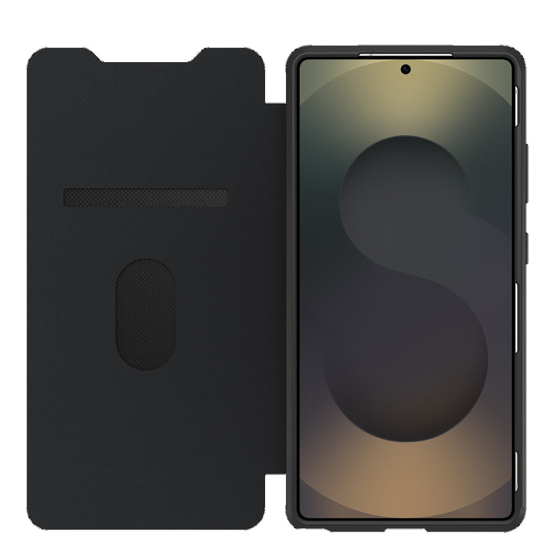 OtterBox React Folio Samsung Galaxy S25 Ultra 5G (6.9') Case Black Crystal (Clear/Black) - (77-97833), DROP+ Military Standard,7