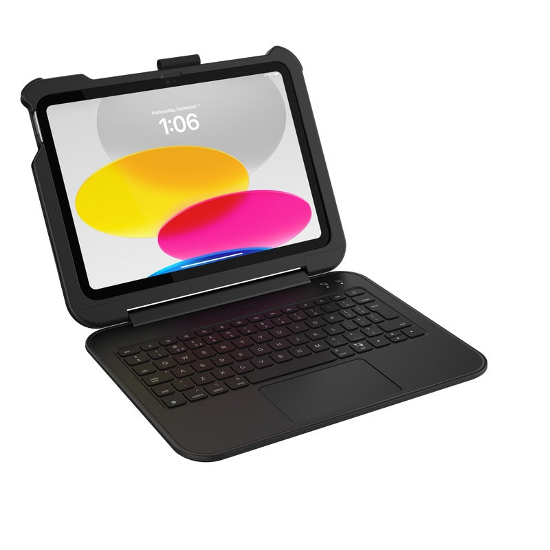 OtterBox Achiever 360 Apple iPad (11') (A16) (11th Gen) / iPad (10.9') (10th Gen) Keyboard with Case (English) Black  - (77-97885 ), 7