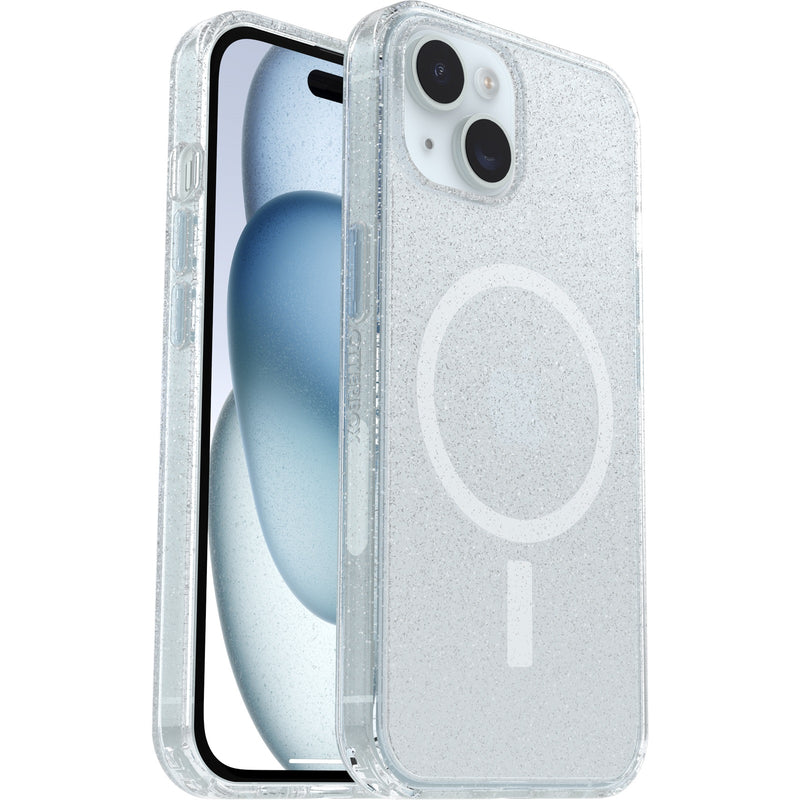 OtterBox Symmetry Clear MagSafe Applle iPhone17e /   iPhone 16e/ iPhone 15/ iPhone 14/ iPhone 13 (6.1') Case Stardust (Clear) , 7 Years