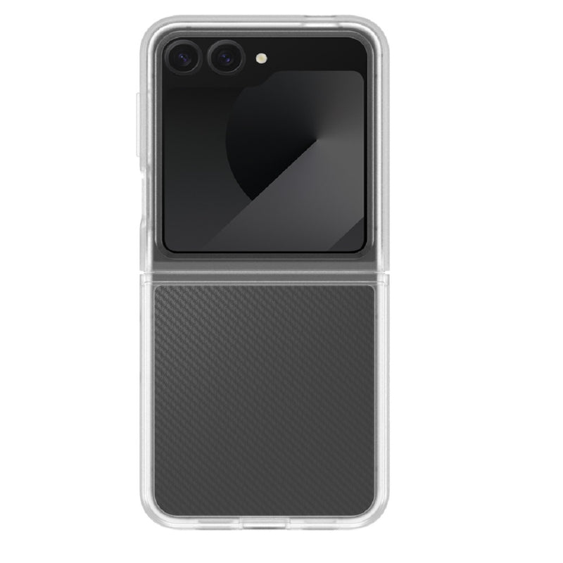 OtterBox Thin Flex Samsung Galaxy Z Flip7 5G (6.9') Case Clear - (77-98217), DROP+ Military Standard, Raised Edges, Ultra-Slim, 7
