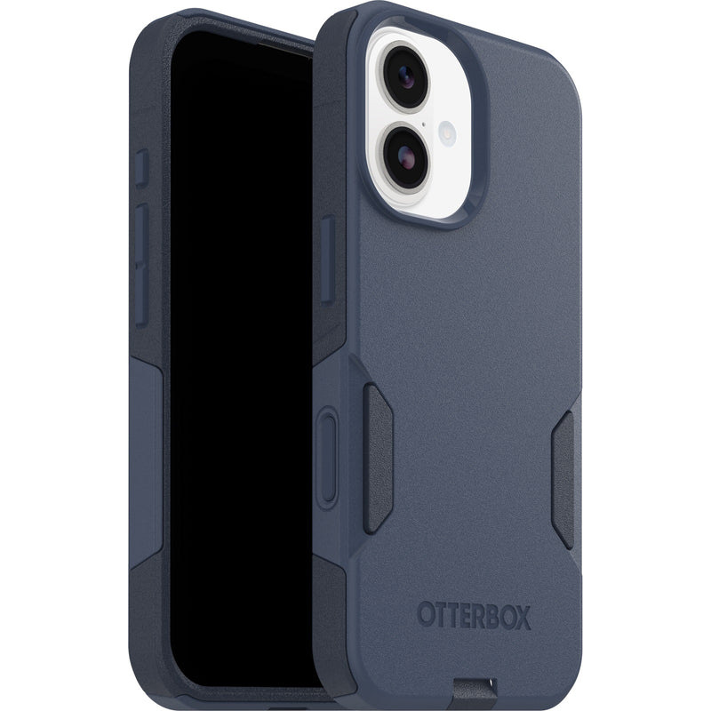 OtterBox Commuter Apple iPhone 17 (6.3') Case Blue Sentiment - (77-98301), DROP+ 3X Military Standard, Dual-Layer, Pocket-Friendly, 7