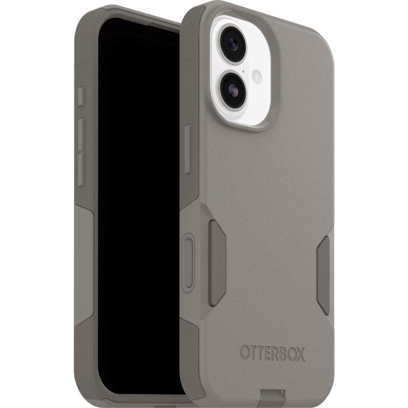 OtterBox Commuter Apple iPhone 17 (6.3') Case Grey Comfort (Biege) - (77-98307), DROP+ 3X Military Standard, Pocket-Friendly, 7