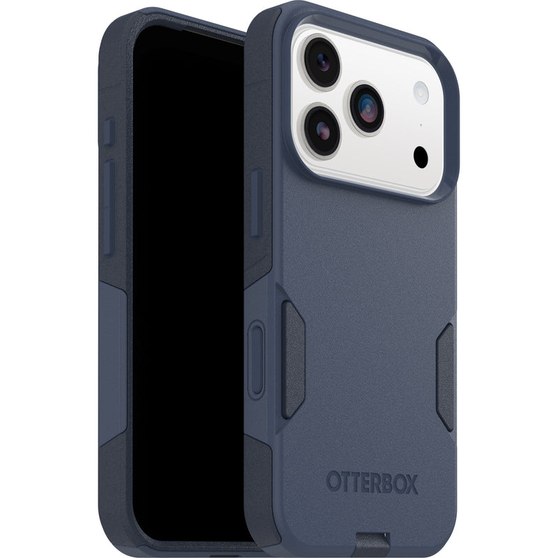 OtterBox Commuter Apple iPhone 17 Pro (6.3') Case Blue Sentiment - (77-98330), DROP+ 3X Military Standard, Raised Edges, 7