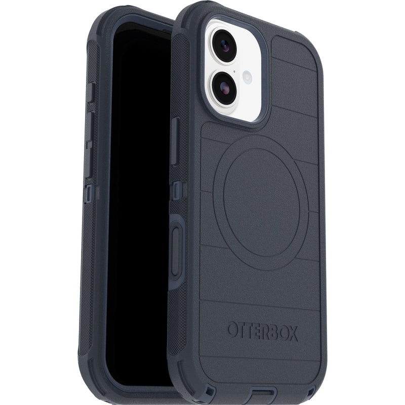 OtterBox Defender Pro MagSafe Apple iPhone 17 (6.3') Case Blue Sentiment - (77-98358), DROP+ 7X Military Standard, Tri-Layer, 7