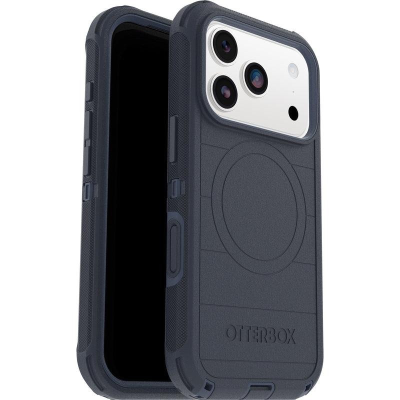 OtterBox Defender Pro MagSafe Apple iPhone 17 Pro (6.3') Case Blue Sentiment - (77-98384), DROP+ 7X Military Standard, Tri-Layer, 7
