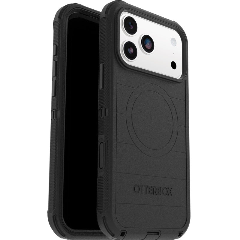 OtterBox Defender Pro MagSafe Apple iPhone 17 Pro Max (6.9') Case Black - (77-98392), DROP+ 7X Military Standard, Raised Edges, 7