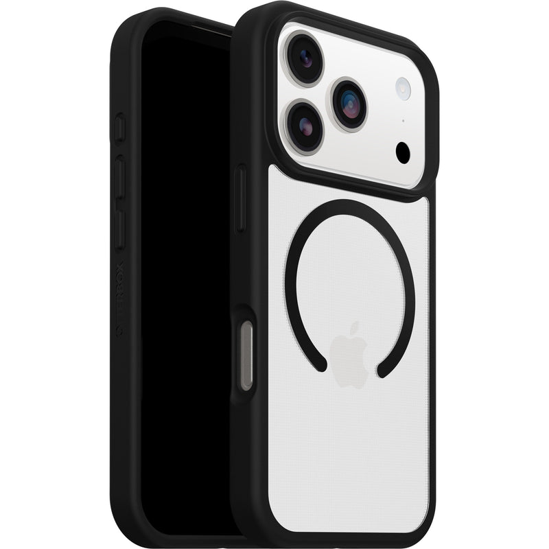 OtterBox React MagSafe Apple New iPhone Pro 2026 / iPhone 17 Pro (6.3') Case Black Crystal (Clear/Black) - (77-98631),7