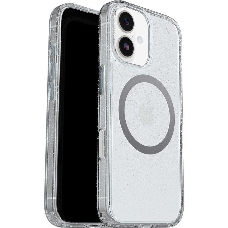 OtterBox Symmetry Clear MagSafe Apple iPhone 17 (6.3') Case Stardust 4.0 (Clear) - (77-98788),DROP+ 3X Military Standard,Raised Edges,7