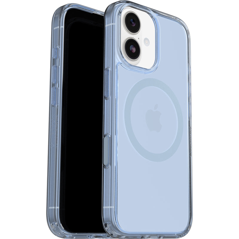 OtterBox Symmetry Clear MagSafe Apple iPhone 17 (6.3') Case Blue Bliss (Clear) - (77-98799), DROP+ 3X Military Standard, 7