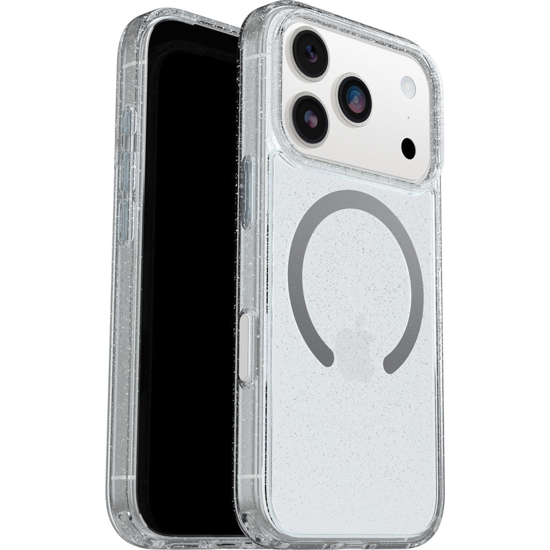 OtterBox Symmetry Clear MagSafe Apple iPhone 17 Pro (6.3') Case Stardust 4.0 (Clear) - (77-98838), DROP+ 3X Military Standard, 7 Years Warranty