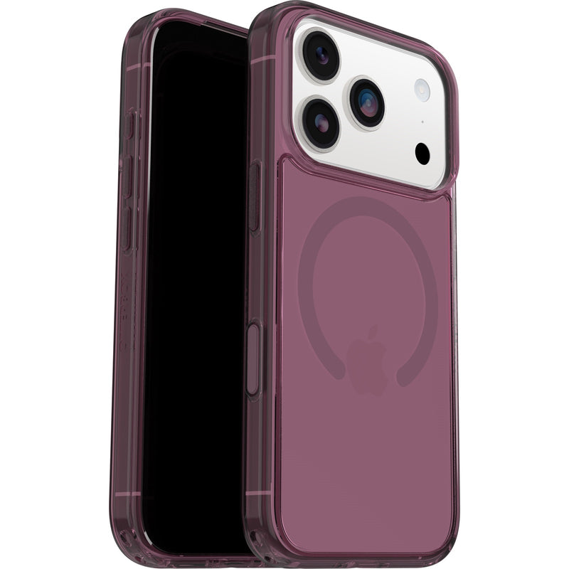 OtterBox Symmetry Clear MagSafe Apple iPhone 17 Pro (6.3') Case Purple Mystery (Clear) - (77-98847), DROP+ 3X Military Standard, 7