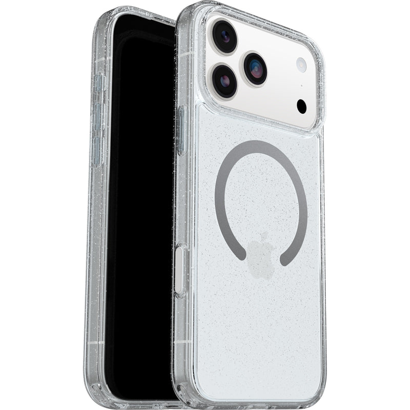 OtterBox Symmetry Clear MagSafe Apple iPhone 17 Pro Max (6.9') Case Stardust 4.0 (Clear) - (77-98863), DROP+ 3X Military Standard, 7