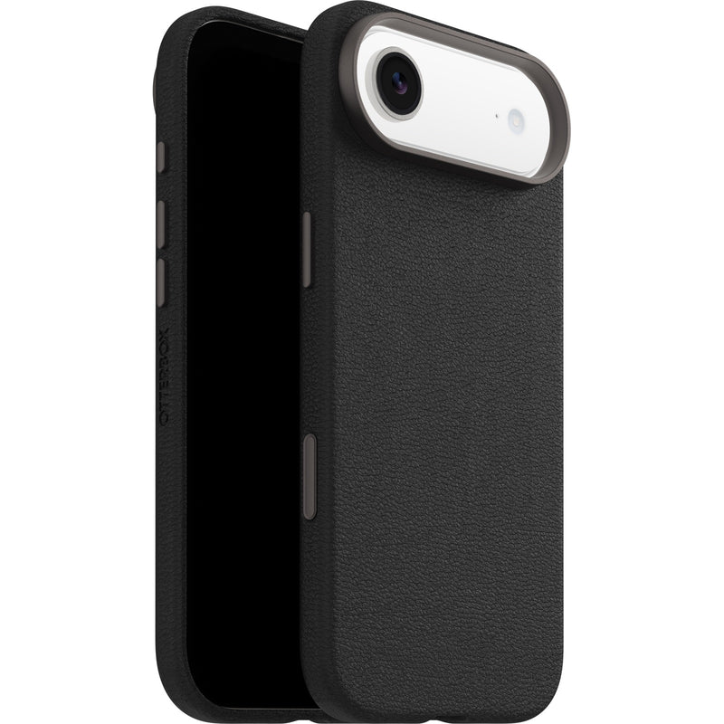 OtterBox Symmetry Cactus Leather MagSafe Apple iPhone Air (6.5') Case Noir Ash (Black) - (77-99029), DROP+ 3X Military Standard, 7