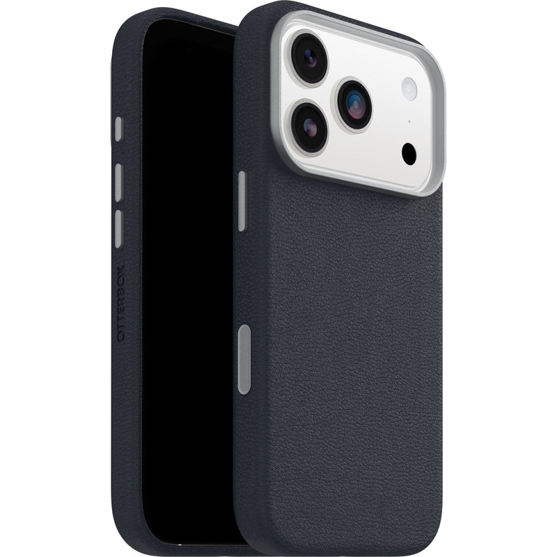 OtterBox Symmetry Cactus Leather MagSafe Apple iPhone 17 Pro (6.3') Case Blue Sentiment - (77-99053), DROP+ 3X Military Standard, 7