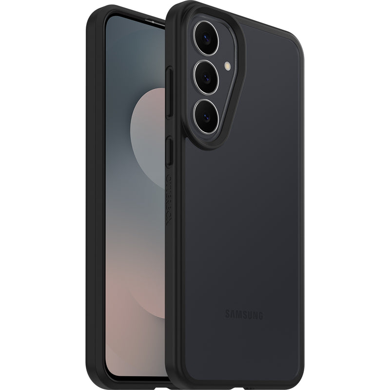 OtterBox React Samsung Galaxy S25 FE 5G (6.7') Case Black Crystal (Clear/Black) - (77-99264),Antimicrobial,DROP+ Military Standard,7