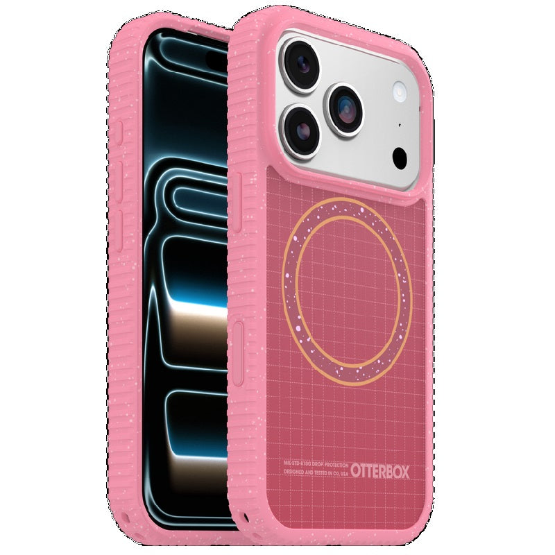 OtterBox Sole Apple iPhone 17 Pro (6.3') Xtra Hot Case Pink - (77-99407), DROP+ 5X Military Standard, Raised Edges, Camera Control, 7 Years