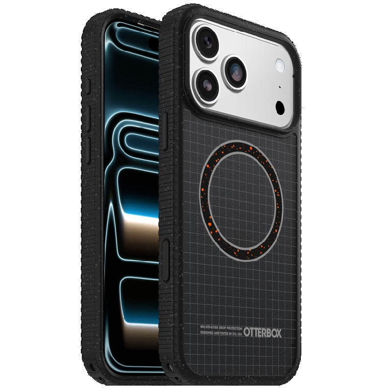 OtterBox Sole Apple iPhone 17 Pro Max (6.9') Night Raid Case Black - (77-99408), DROP+ 5X Military Standard, Camera Control, 7 Years