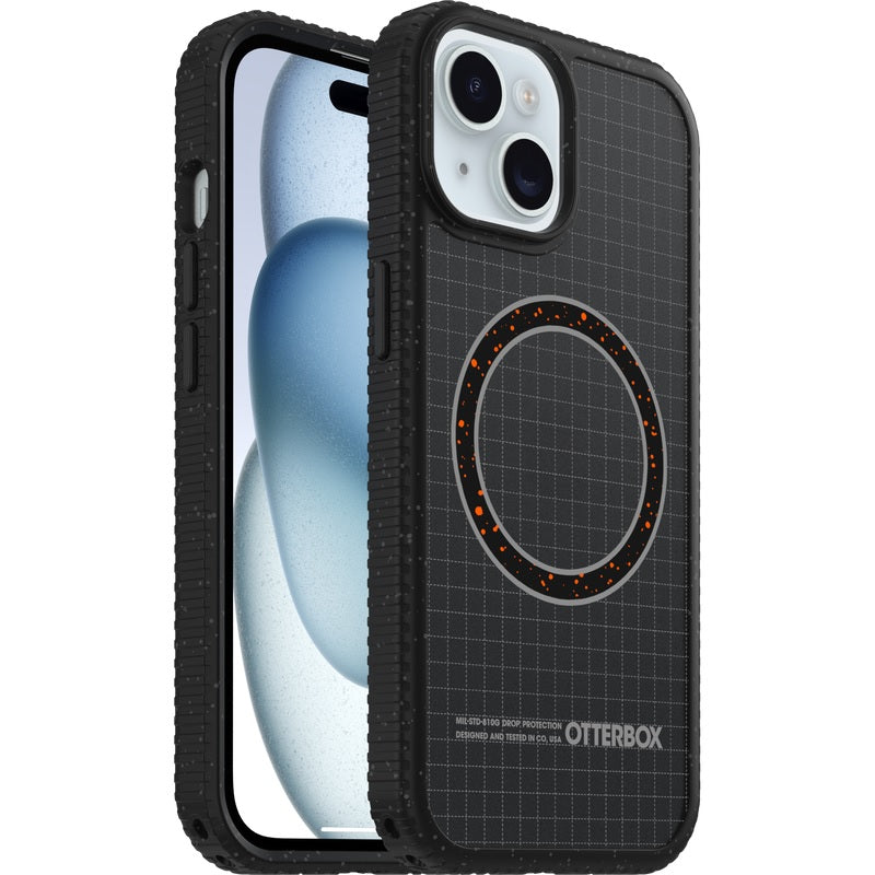 OtterBox Sole MagSafe Apple iPhone 17e /  iPhone 16e/ iPhone 15/ iPhone 14/ iPhone 13 Night Raid Case Black-(77-99550), 7 Years