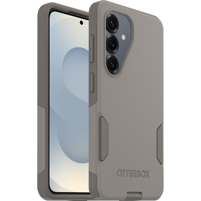 OtterBox Commuter Magnets Samsung Galaxy S26 5G (6.3') Case Cottonwood Glen (Light Grey) - (77-99818), DROP+ 3X Military Standard, 7