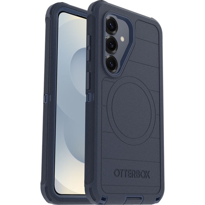OtterBox Defender Pro Magnets Samsung Galaxy S26 5G (6.3') Riverside - Blue - (77-99863), DROP+ 7X Military Standard, Tri-Layer, 7