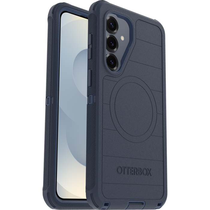 OtterBox Defender Pro Magnets Samsung Galaxy S26+ 5G (6.7') Case Riverside - Blue - (77-99864), DROP+ 7X Military Standard, Tri-Layer,7 Years
