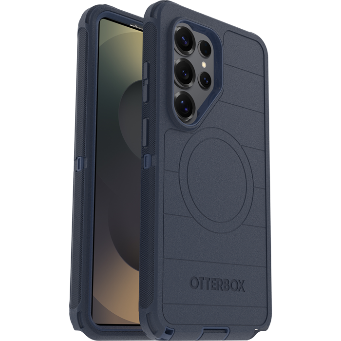OtterBox Defender Pro Magnets Samsung Galaxy S26 Ultra 5G (6.9') Case Riverside - Blue - (77-99865), DROP+ 7X Military Standard, 7