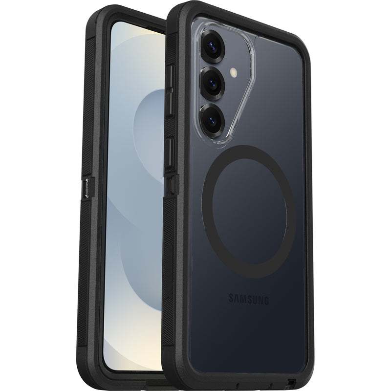 OtterBox Defender Pro XT Clear Samsung Galaxy S26 5G (6.3') Case Dark Side (Clear/Black) - (77-99898), DROP+ 7X Military Standard, 7